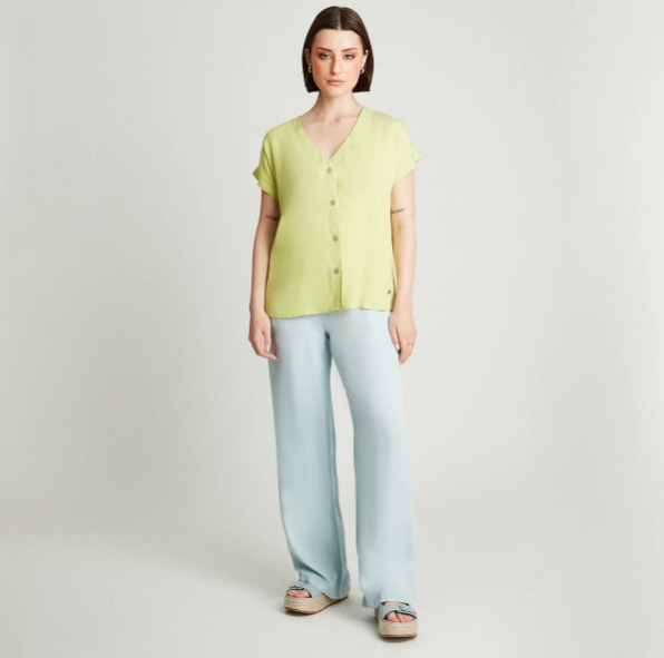 BLUSA PISTACHO MANGA KIMONO