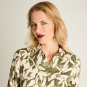 BLUSA ESTAMPADA VISCOSA TWILL VERDE 206640