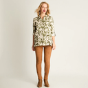 BLUSA ESTAMPADA VISCOSA TWILL VERDE 206640