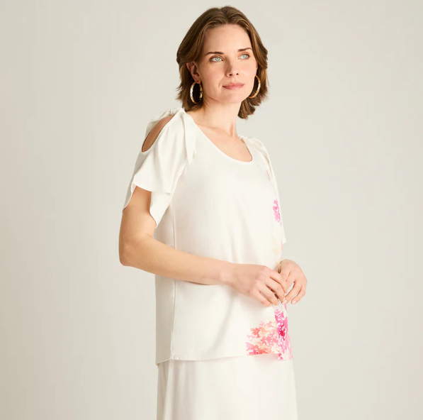 BLUSA CRUDO ESTAMPADO FLORAL